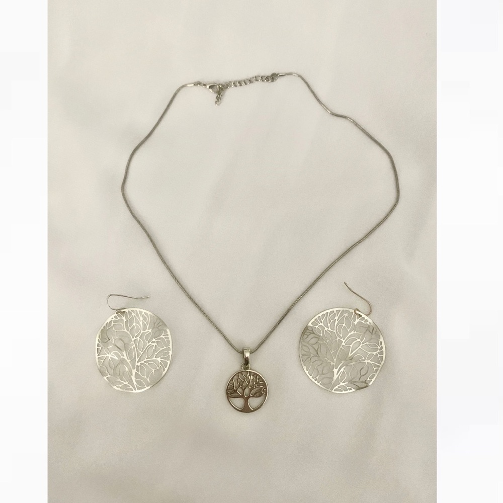 Tree Necklace and Earring Bundle